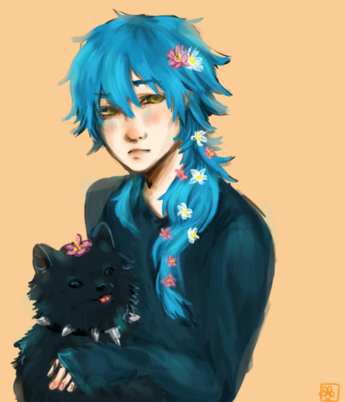 planet88: Aoba bby  i like him more than i should (art by planet88)
