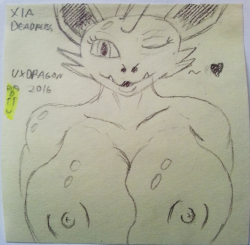 uxxxdragonart:  Got bored at work, had a