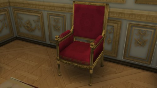 Jacob-Desmalter seats collection (new meshes)Here it is ! I’m happy to deliver you a set of 5 new se