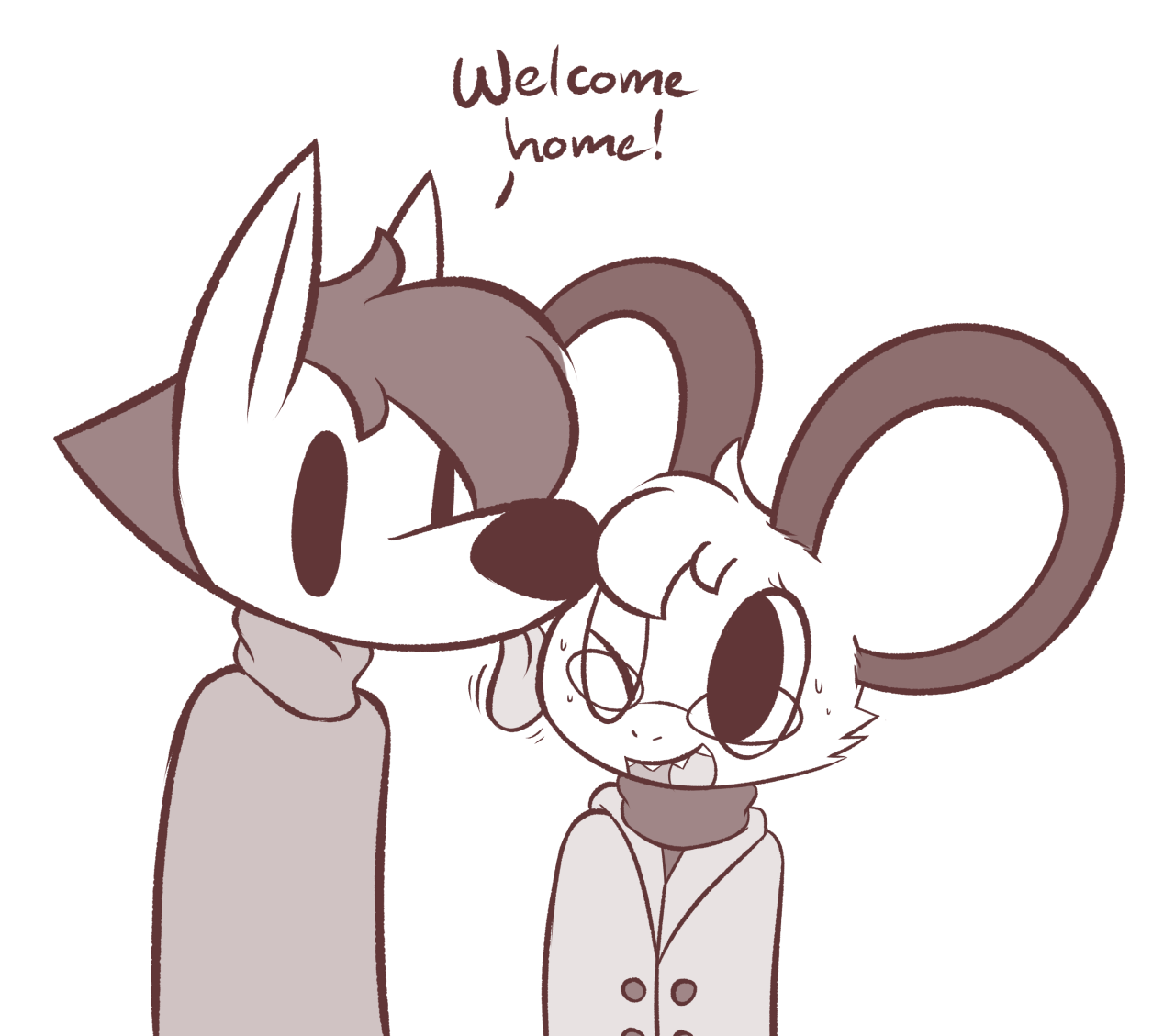 theartmanor:Doggo smooches. x3!