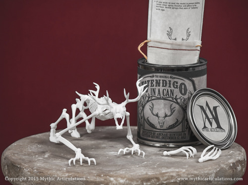 It must be hard to devour humans when you have no digestive system. “Wendigo in a Can” now available