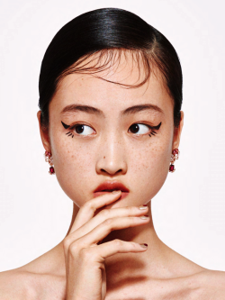 voulair:   Jing Wen photographed by Yu Cong for Elle China January 2017  