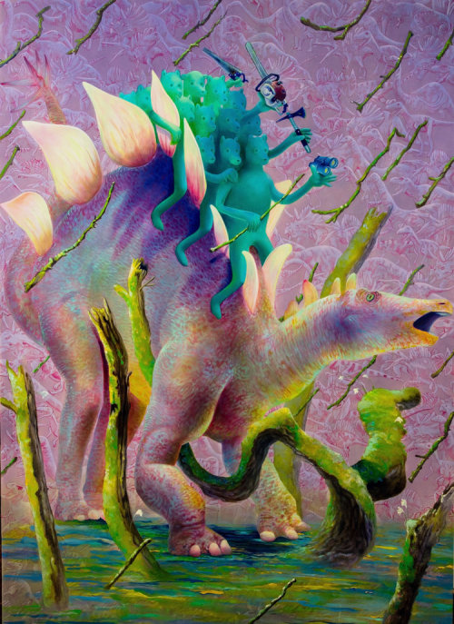 crossconnectmag: Brilliant new Vibrant Paintings from Michael Page He has a new solo show called “ N