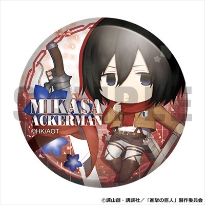 snkmerchandise: News: Cafe Reo’s SnK Can Badges (2017) Original Release Date: Late May 2017Retail Price: 300 Yen each; 3,600 Yen for box of 12 Cafe Reo has released previews of more SnK partnership merchandise! The set of 12 can badges feature Eren,