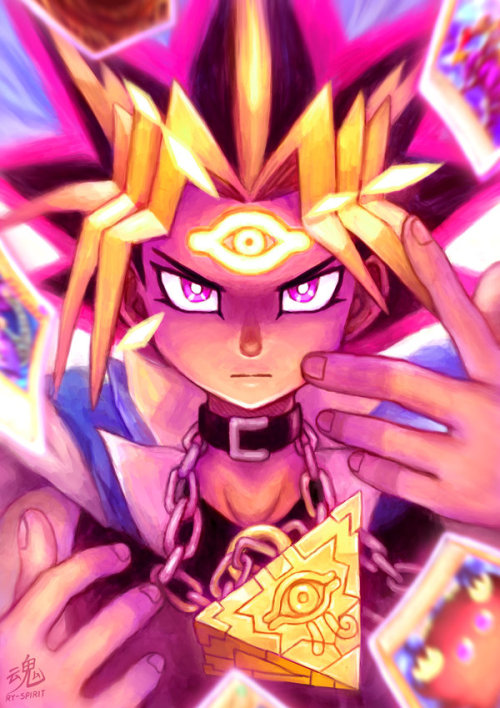 ry-spirit:Yugioh is the king of games.Drawn by me Ry-Spirit the king of nothing.