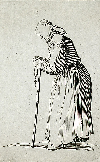 Jacques Callot, Beggar Man &amp; Woman with a Rosary (1621) I cannot tell you how exci