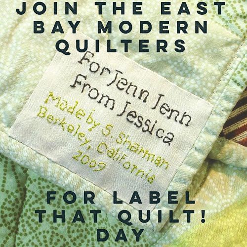 Join the East Bay Modern Quilters at Stitch Modern today from 12-3pm at the Piedmont Center for the 