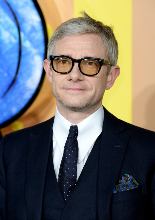 【HQ】Martin Freeman arrives for the European film premiere of Black Panther in London, United Kingdom