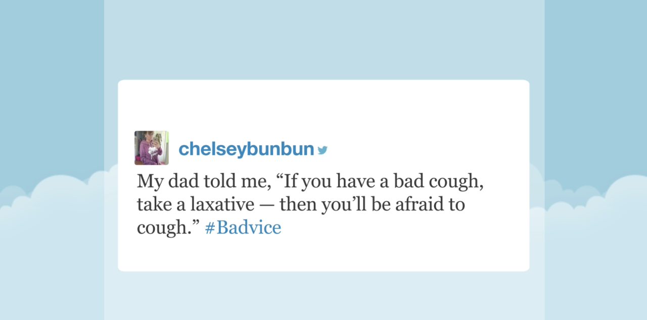 tastefullyoffensive:  Video: Tonight Show Hashtags: #Badvice