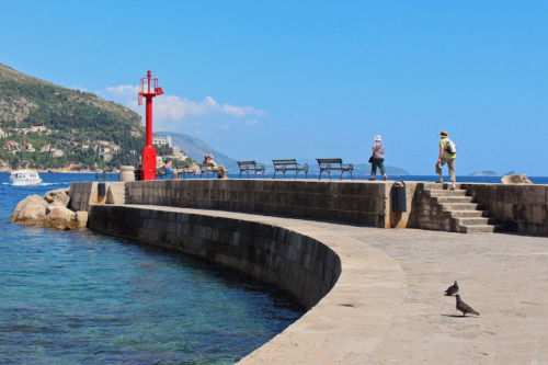 By the Adriatic sea. Dubrovnik, Croatia.