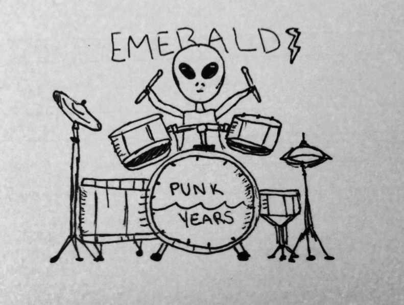 punkyears:  smellslikepoppunkspirit:  I got bored… punkyears  This is so cute!!