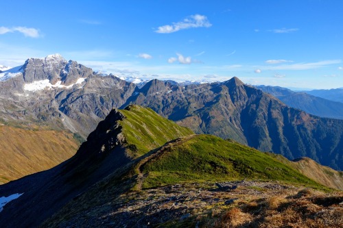 It’s hard to beat a sunny day in October on Juneau’s Grandchild Peaks!Photo: Bryon Powel