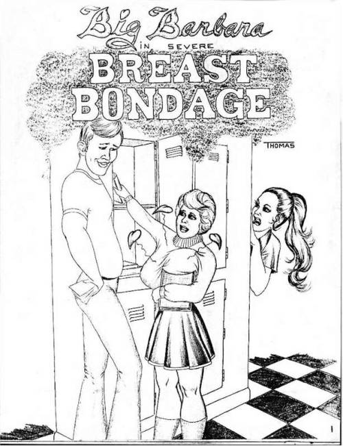 Sex Thomas - Big Barbara in severe breast bondage pictures