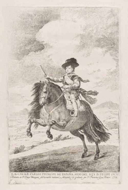 Baltasar Carlos, Prince of Spain and Son of Philip IV, Francisco José de Goya y Lucientes, 18th-19th