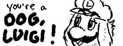 miiverse doodles. the bad bob one is the