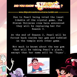 didyouknowstevenuniverse:    Source [x]   The Steven Universe crew have also confirmed that the intro song ‘We Are The Crystal Gems’ will also be changed to reflect this.We are the Crystal GemsWe’ll always save the dayAnd if you think we can’tWe’ll