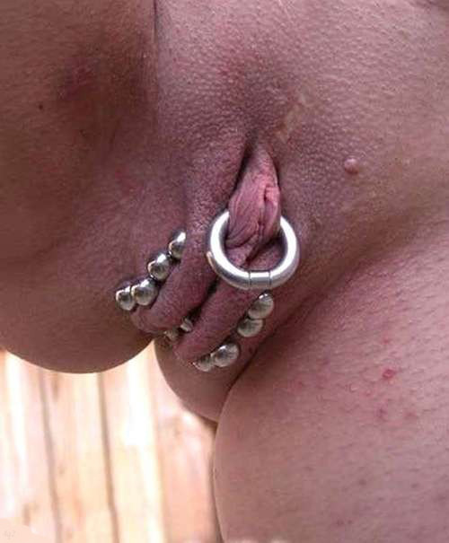 Porn photo pussymodsgalore:  Labia bars, chastity piercing.