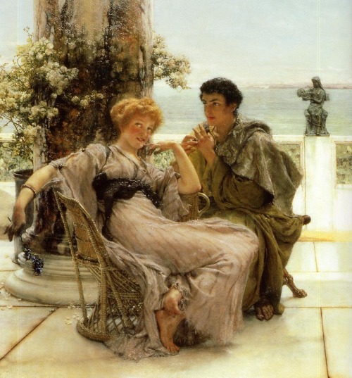 Courtship the Proposal, 1892, Lawrence Alma-TademaMedium: oil,canvas