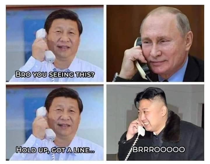 Capitol protests • Vladimir Putin • Xi Jinping • Kim Jong un • politics •  meme • funny • catchymemes