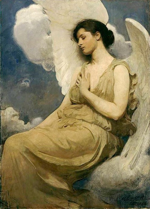 enchantedbook: Winged Figure Abbott Handerson Thayer 1889