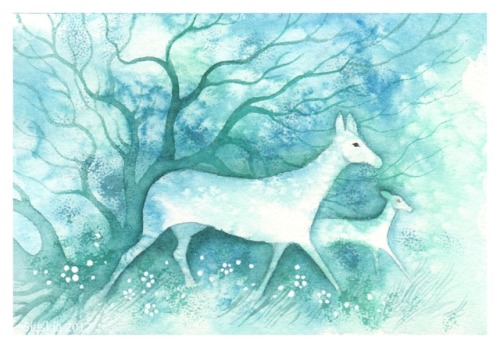 Watercolours on paper (A6)Commissions infos here