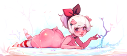 cyancapsule: Emelie with a lil flower!or