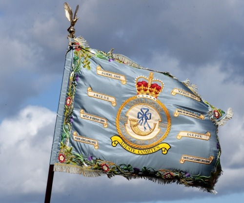 Prince Philip, Duke of Edinburgh presented a new Standard to 32 (TR) Squadron at RAF Northolt on Mar