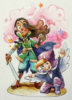 too-much-green:  ‘Open Book’ Connie and Steven I drew as commission sample during Anime Conji!