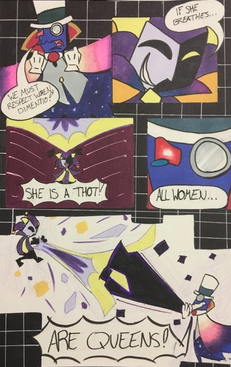 A Dimentio VS Count Bleck fight would probably go like this honestly-