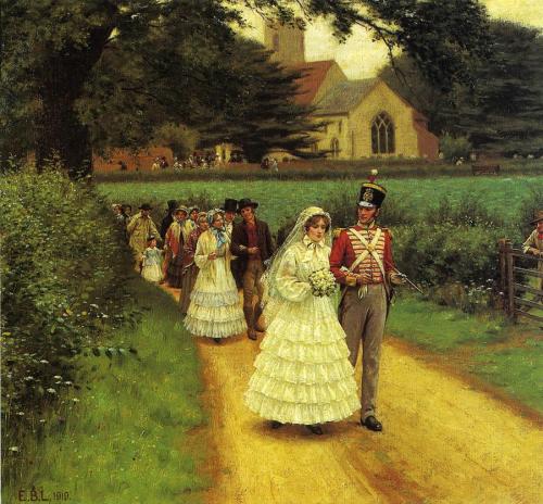 Wedding March (1919). Edmund Leighton.