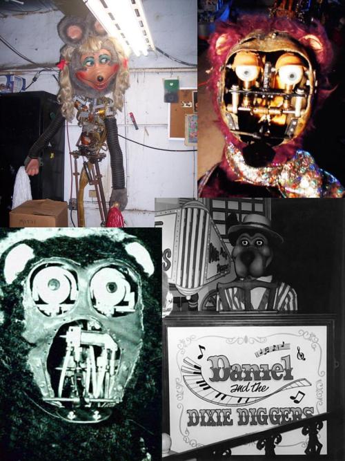 unexplained-events:  Animatronics Some retired animatronics that look like they are involved in a real life Five Nights at Freddy’s