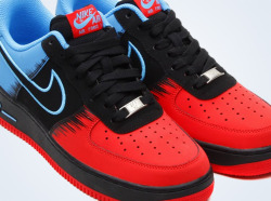 kicksandbars:  Nike Air Force 1 “Spiderman”Nike