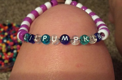 daddys-paci-princess: Made bracelets for goodgirlofdaddys8008 and foreverdaddysfuckup ☺️ ☺️ you are 