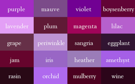 Color Synonyms