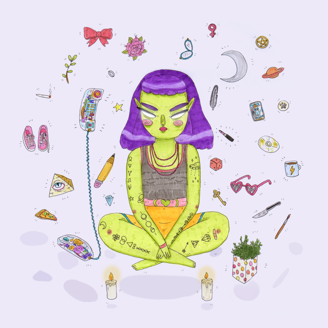 gemmafemma:  added CRYSTAL DREAMERS prints to my store, u can grab all these as prints