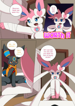 eeveehentai:  Sylveon X umbreon Comic Hentai