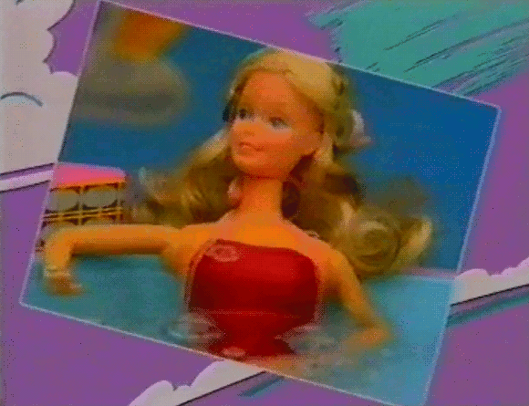 #barbie farting in the pool from CONTAC