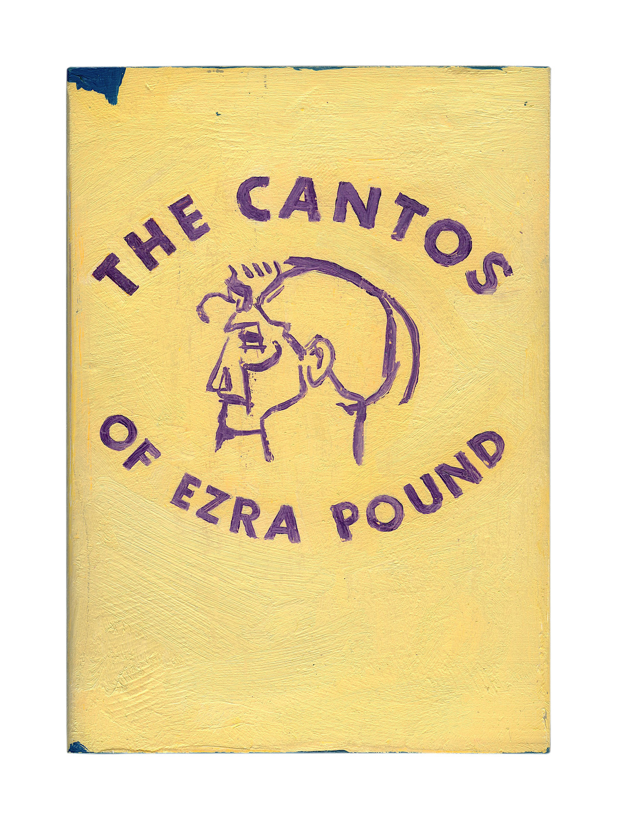 Untitled Project: Robert Smithson Library & Book Club
[Pound, Ezra, The Cantos of Ezra Pound, 1948]
Oil paint on carved wood, 2018