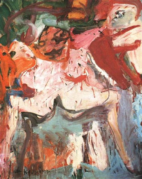 artist-dekooning:The Visit, 1967, Willem de Kooning