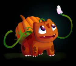 retrogamingblog:Halloween Bulbasaur made