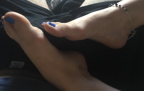 dreamfeetteam:  dreamfeetteam:  Gave a lucky someone a nice tease! 👣  Maybe another footjob is in the mix? What do you think? Private videos for only ŭ?