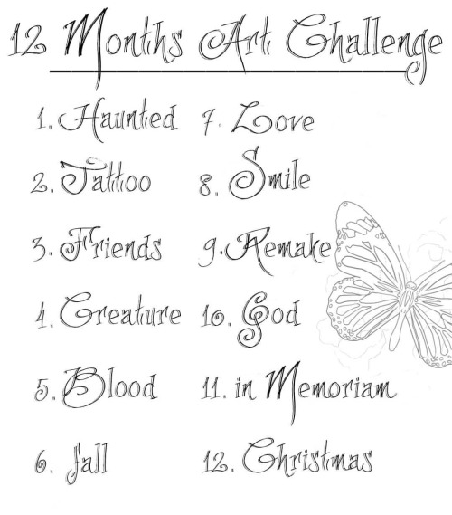 Hey guys ! So yesterday I shared in story a desire to create a challenge over 12 months. I est mysel