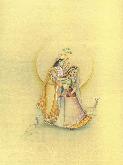 hinducosmos:Radha Krishna (via Exotic India)