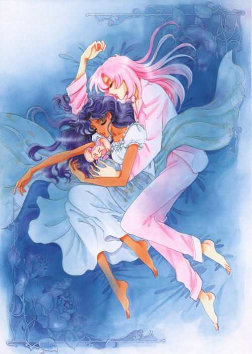 warmsleepy: some of my fave utena n anthy pics by chiho saito