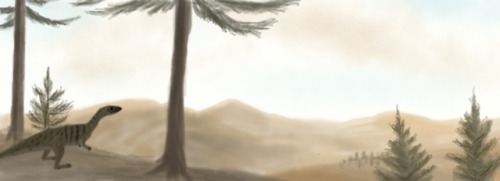 Quick triassic landscape 