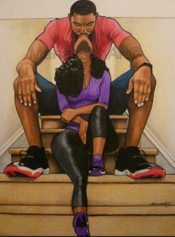 fredexmain:  Black Love w/ Black Women &amp; Black Men is always a beautiful thang!! 