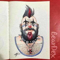 beardex:  #Inktober dia 08/31… #BearDex #InktoberBr #InktoberBrasil 