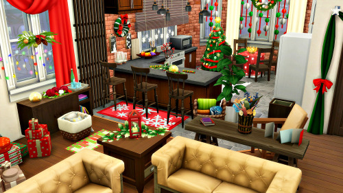 Christmas Apartment (2B Jasmine Suites)Your Sims will love living in this cosy festive apartment! Th