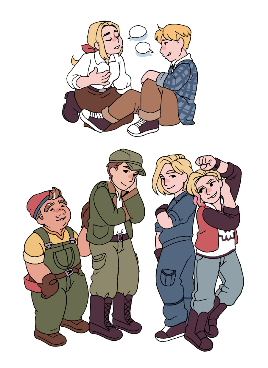 almost all sos poot villagers, i drew when the game was first  and only post now lol. lovett is missing cause i 
