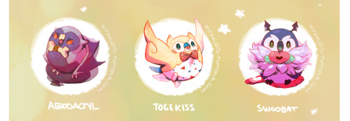 dazzlingdiancie:  kitkaloid:  Rowlet crossbreeds! This was super fun to make as well as a challenge hahaha I hope you like the result.. I picked some of my favs from both grass and flying egg groups n just WENT OFF.  I’m so glad this is still a thing,